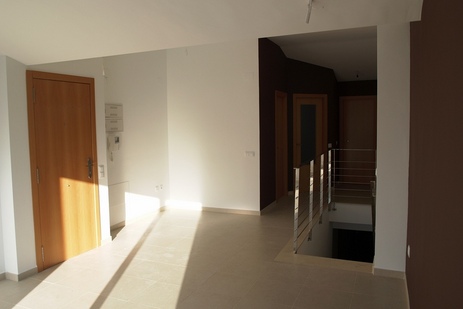 Salón planta alta del ático duplex Edificio Pescadores